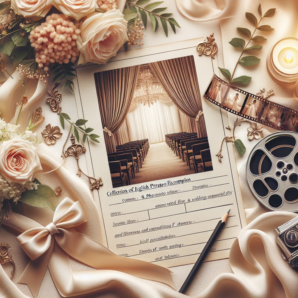 結婚式オープニングムービーの英語フレーズ｜短く効かせる掴み・物語の始まり・入場直前の演出