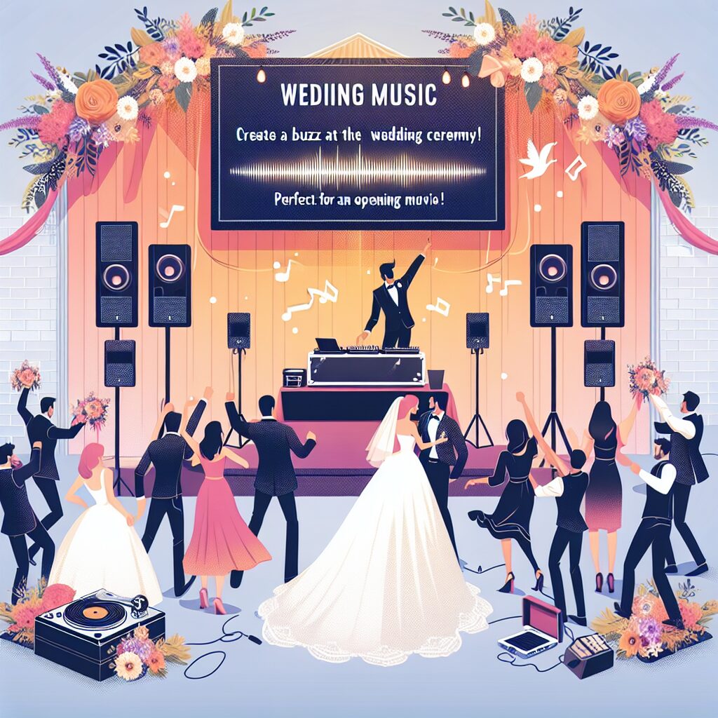 結婚式オープニングムービーを盛り上げる！アップテンポな洋楽・邦楽