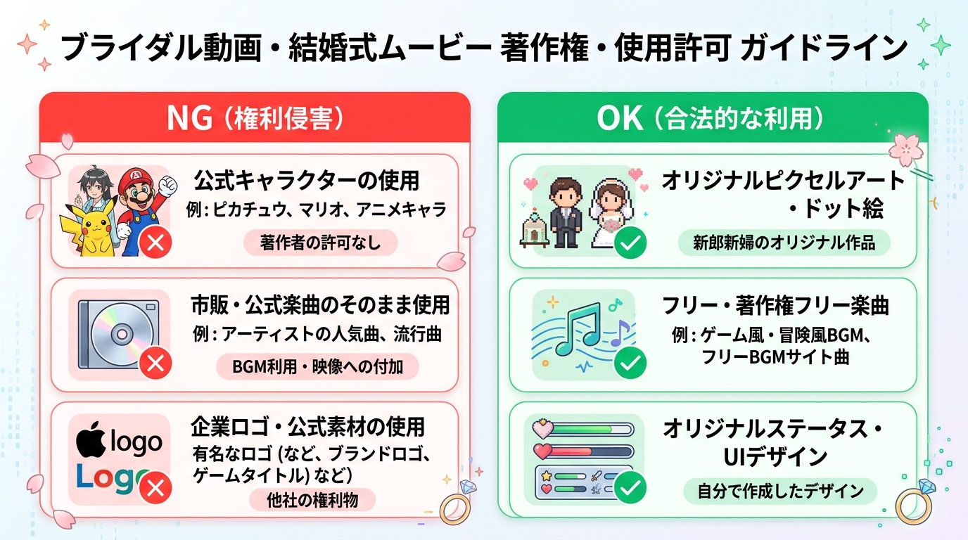 ポケモン風演出の著作権セーフOK例と侵害NG例の比較ガイド