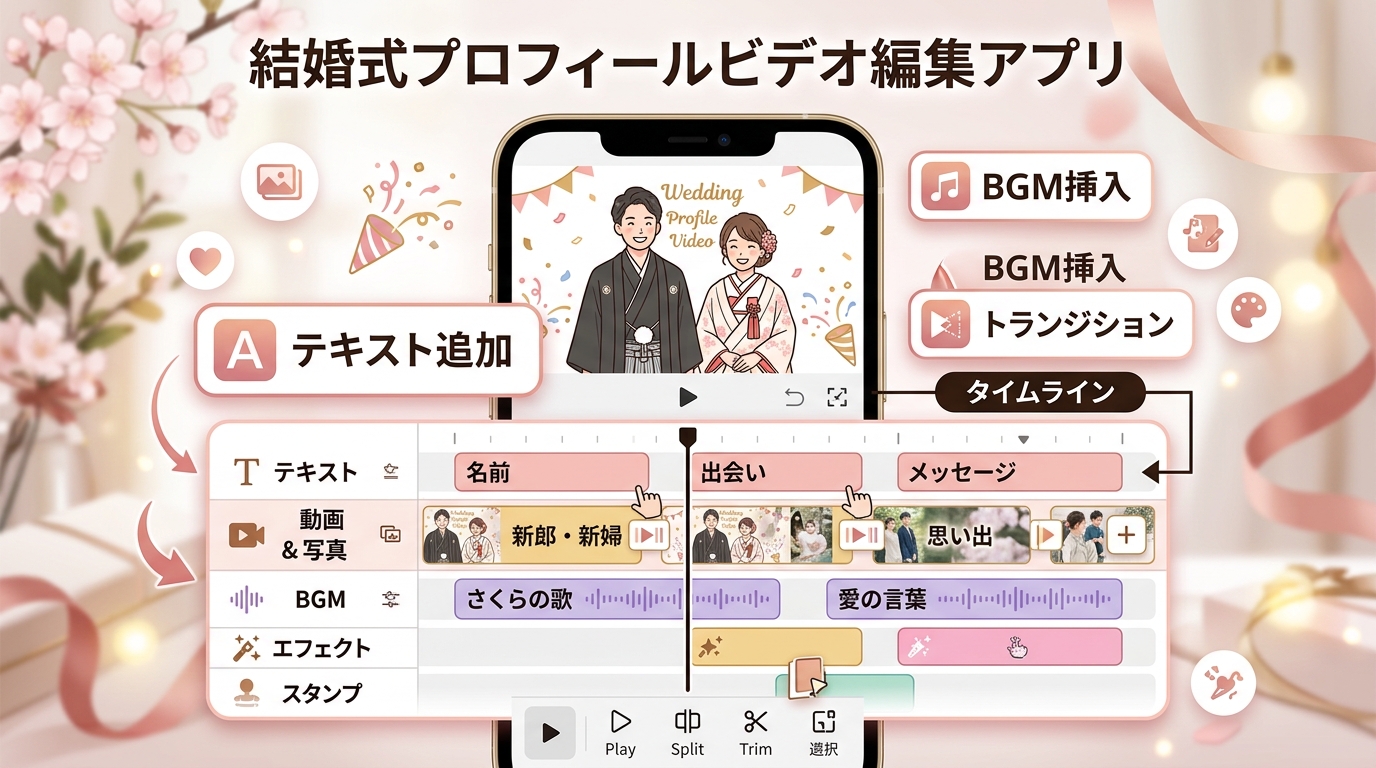 CapCutタイムライン編集画面の見方と操作ガイド