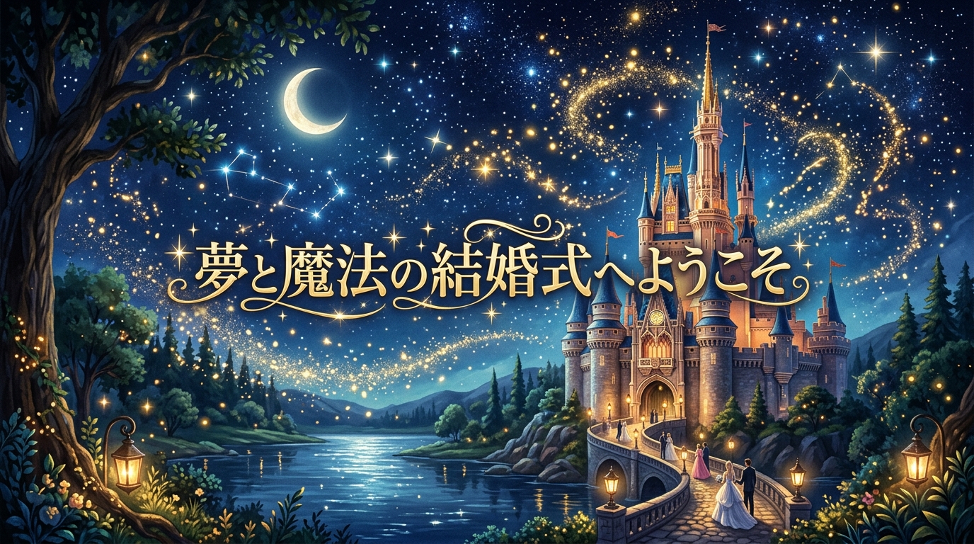 ディズニー風ファンタジー城オープニングムービーの上映画面スチル実例