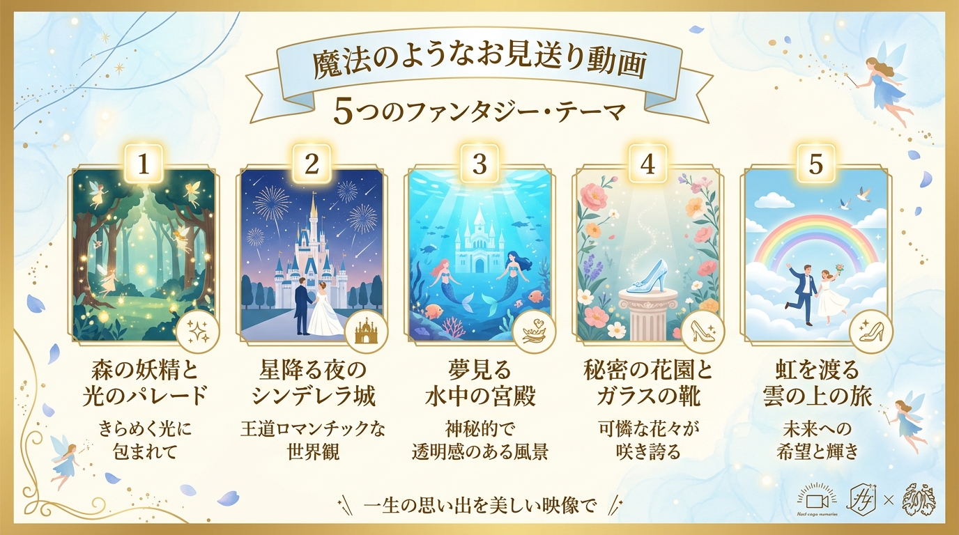 作品テーマ別ディズニー風エンドロール演出アイデア5選図解