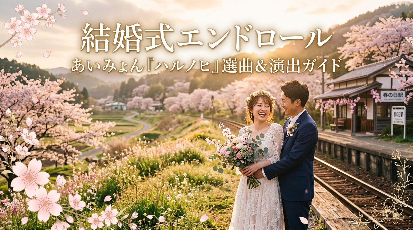 結婚式エンドロールのあいみょん『ハルノヒ』|著作権と選曲ガイド