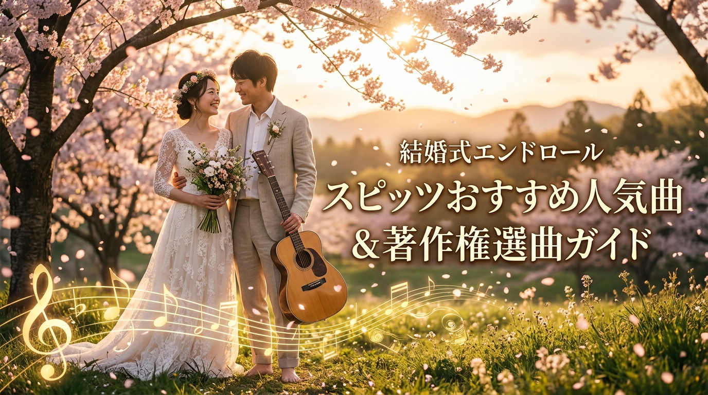結婚式エンドロールのおすすめスピッツ人気曲|著作権と選曲ガイド