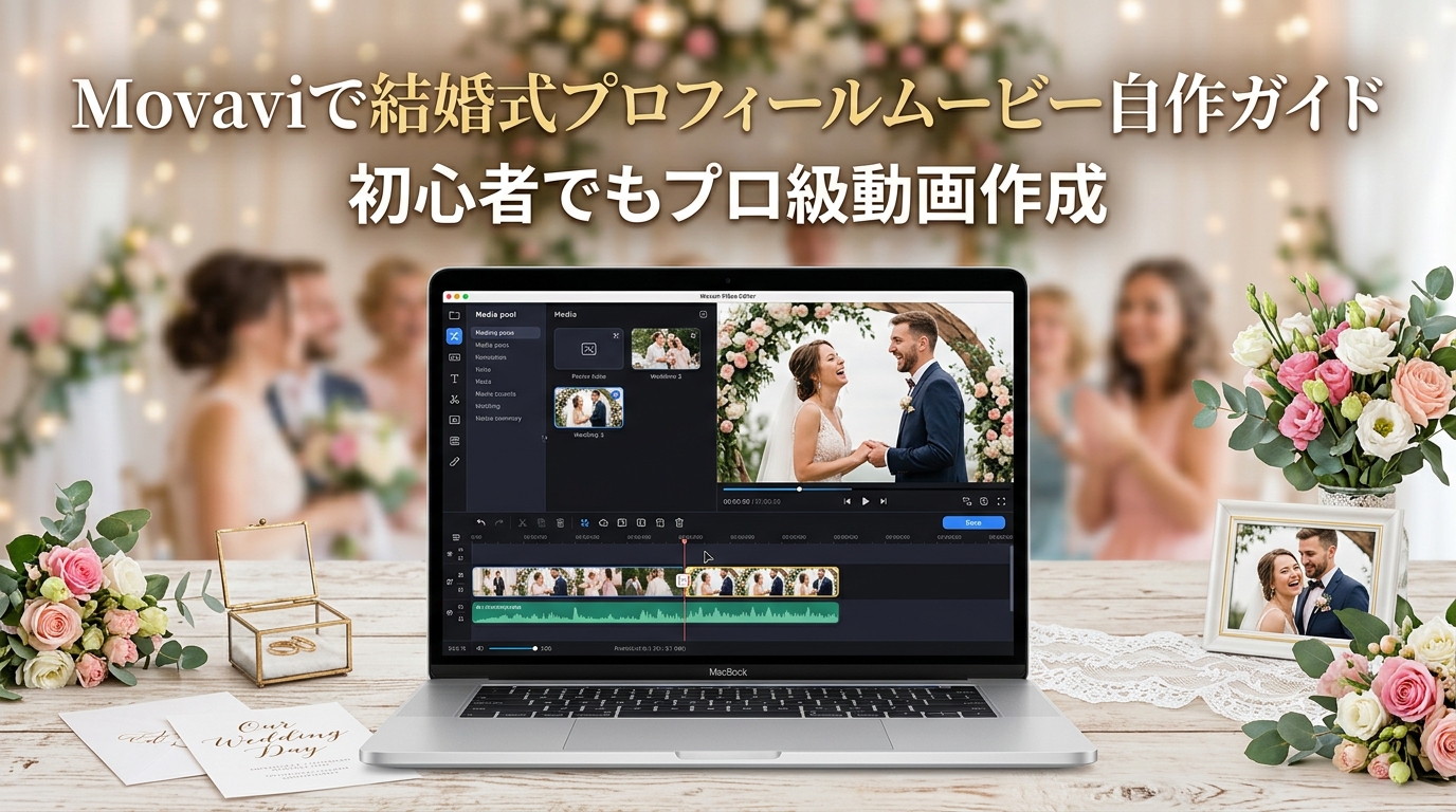 Movaviで結婚式プロフィールムービーを自作する完全ガイド|初心者向け作成手順と書き出し設定