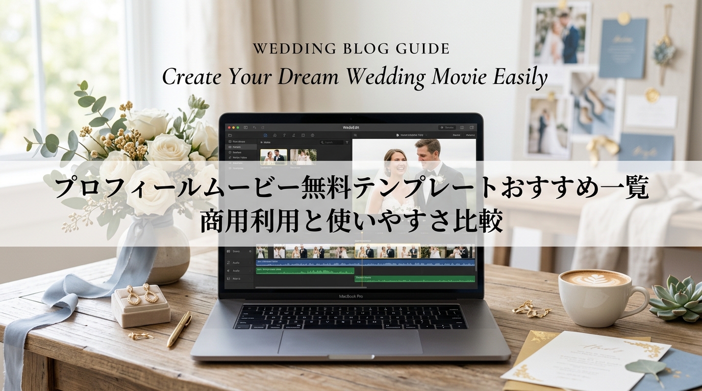 プロフィールムービー無料テンプレートおすすめ一覧|商用利用と使いやすさ比較