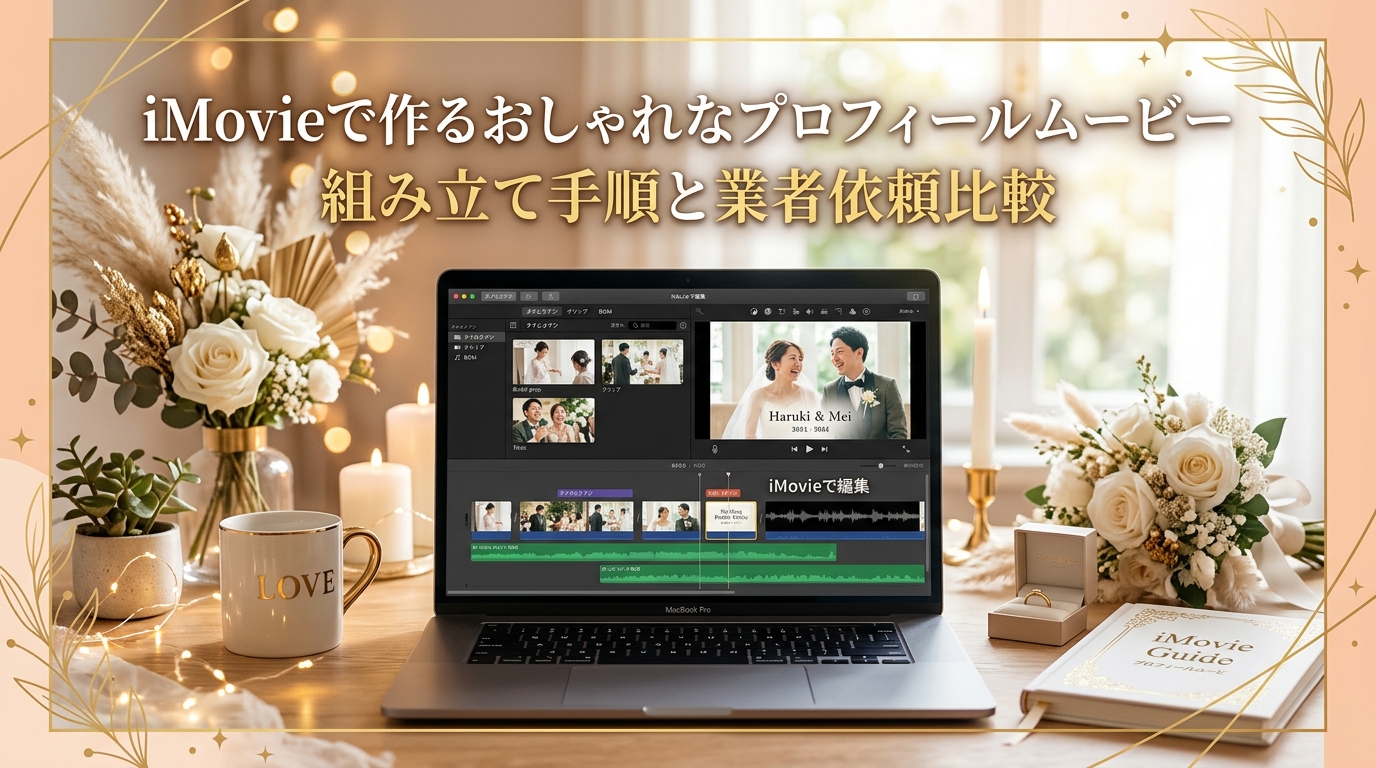 iMovieで作るおしゃれなプロフィールムービー|スタイリッシュな組み立てと業者依頼比較