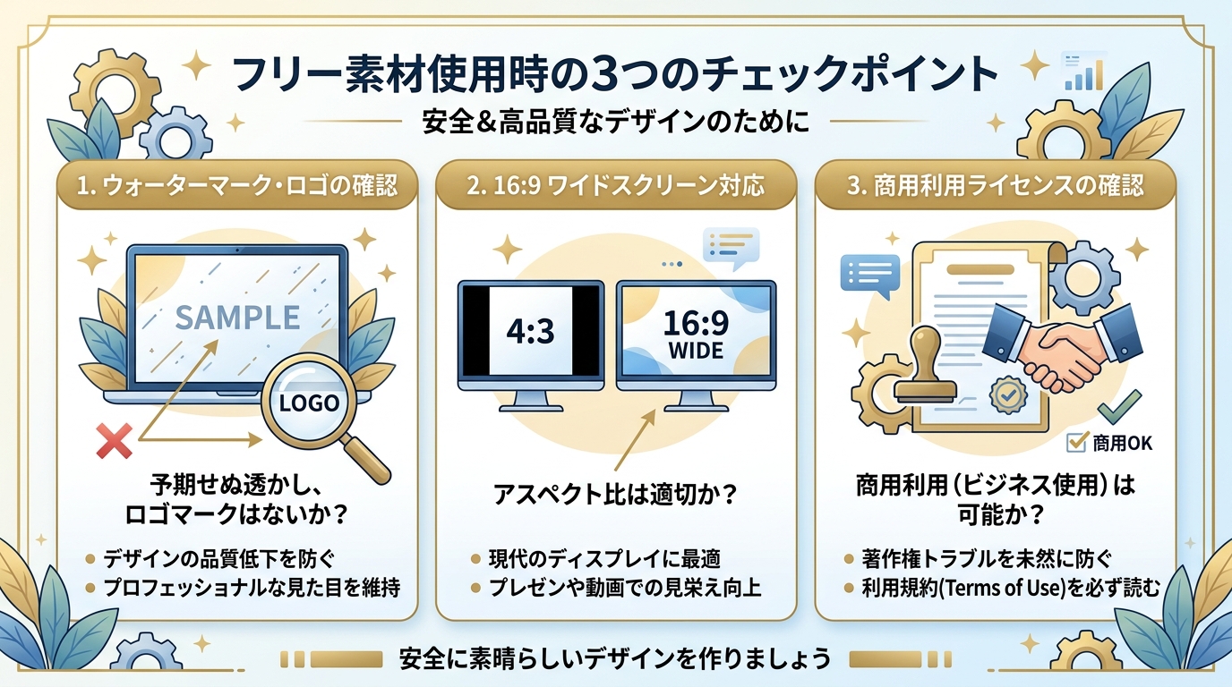 無料プロフィールムービーテンプレートダウンロード時の3大チェックポイント図解